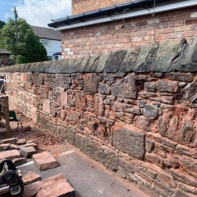 Sandstone Walling