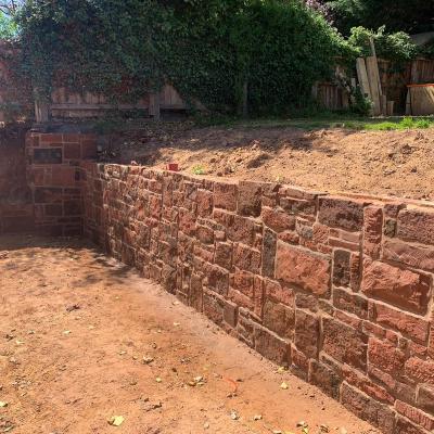 Sandstone Walling